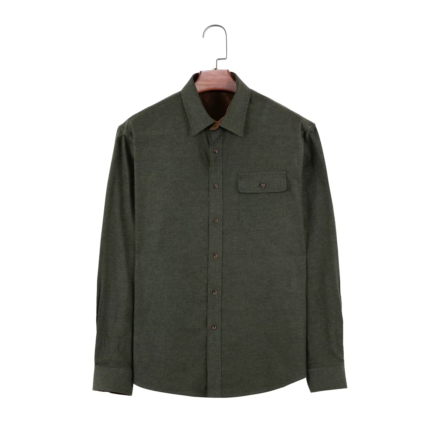 Casual Long Sleeve Button-Up Shirt